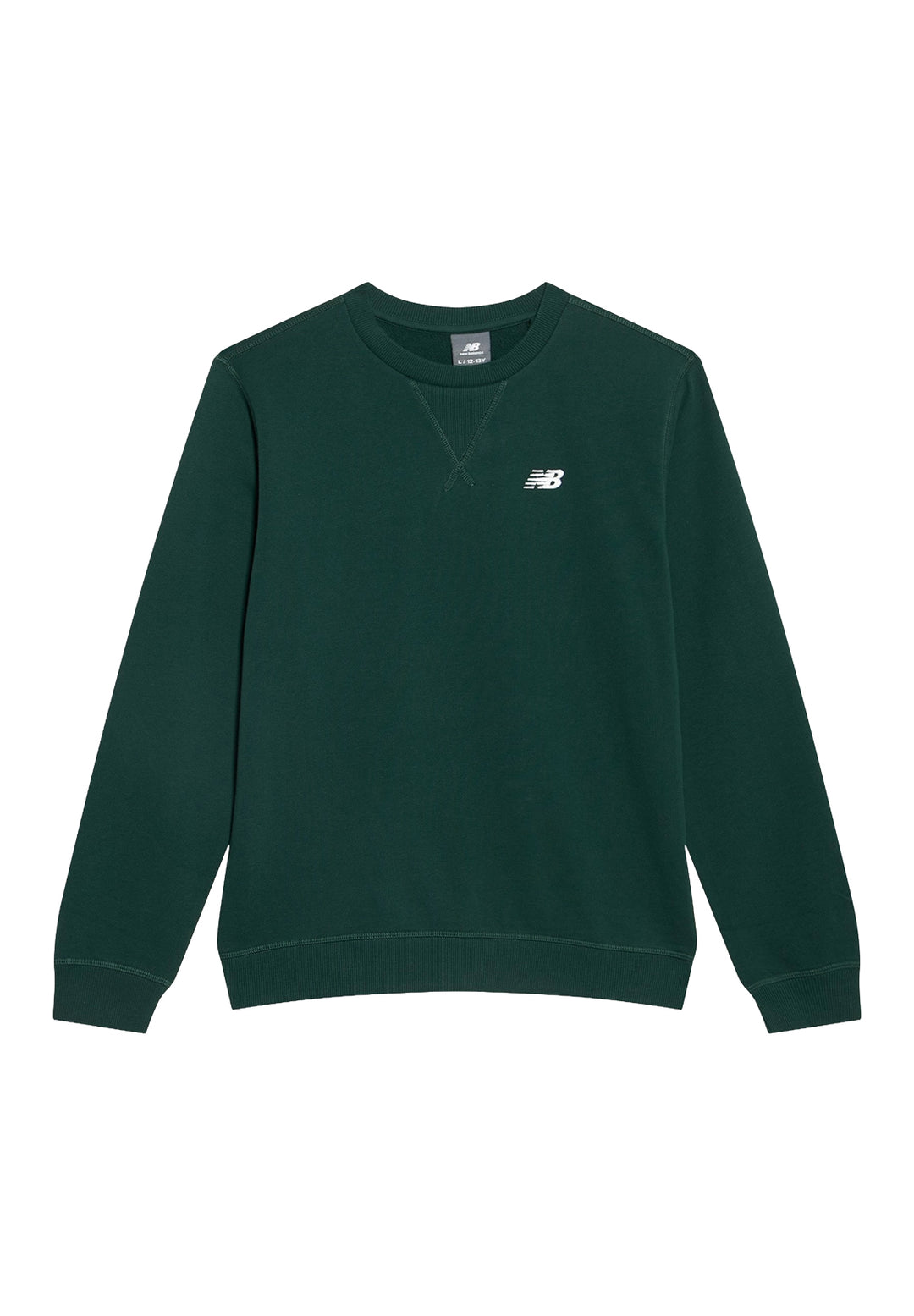 Felpa girocollo verde per bambino