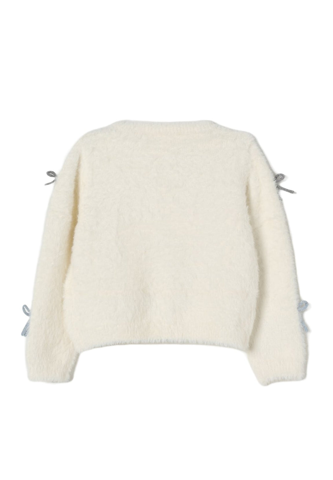 Maglione bianco per neonata