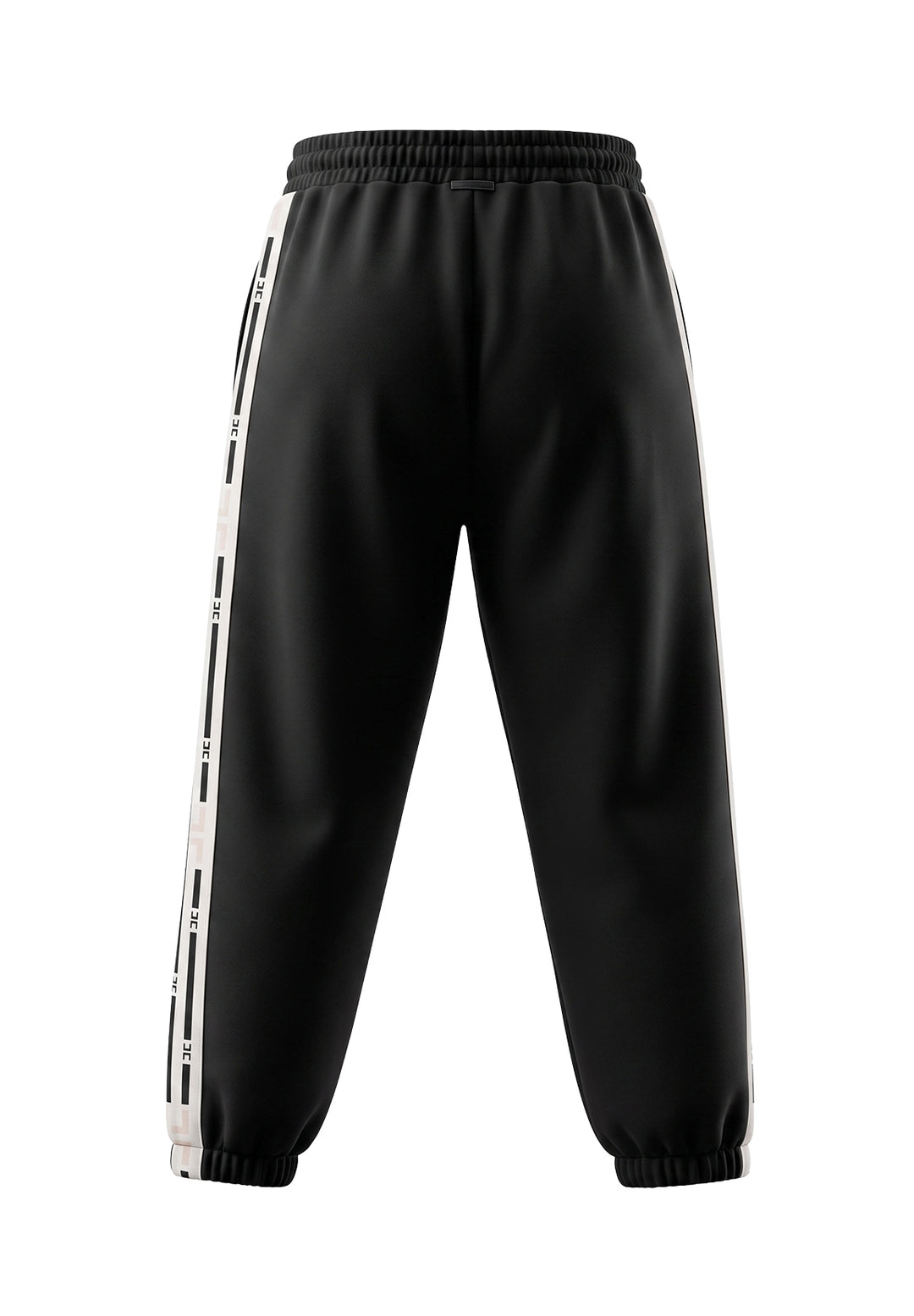 Pantalone felpa nero per bambina