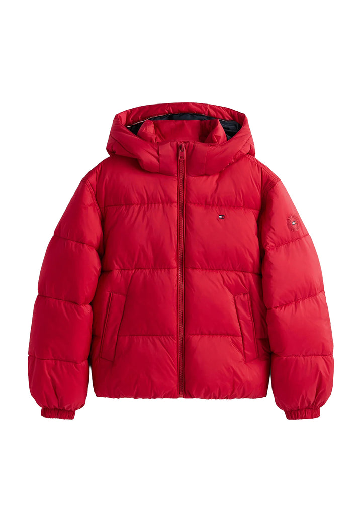 Giubbotto rosso per bambina