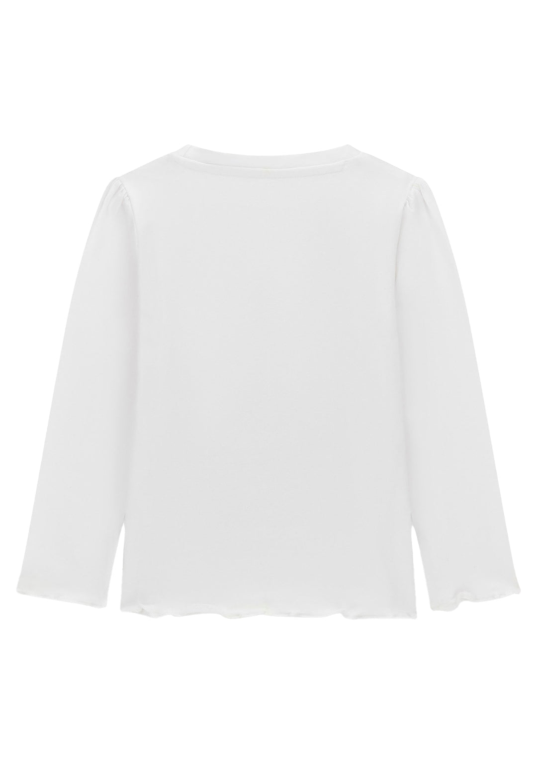 T-shirt bianca per neonata