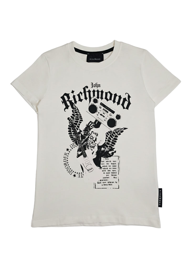 T-shirt bianca per bambino