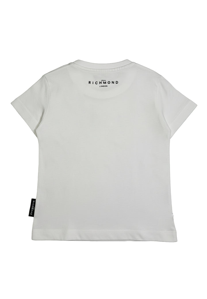 T-shirt bianca per neonato