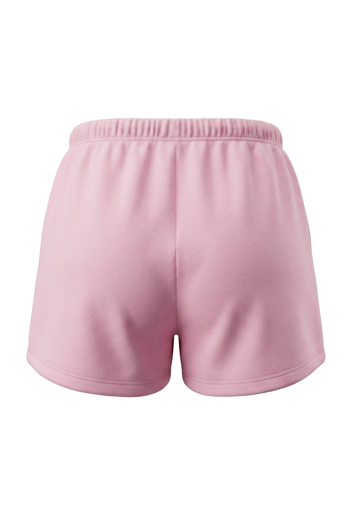 Short felpa rosa per bambina
