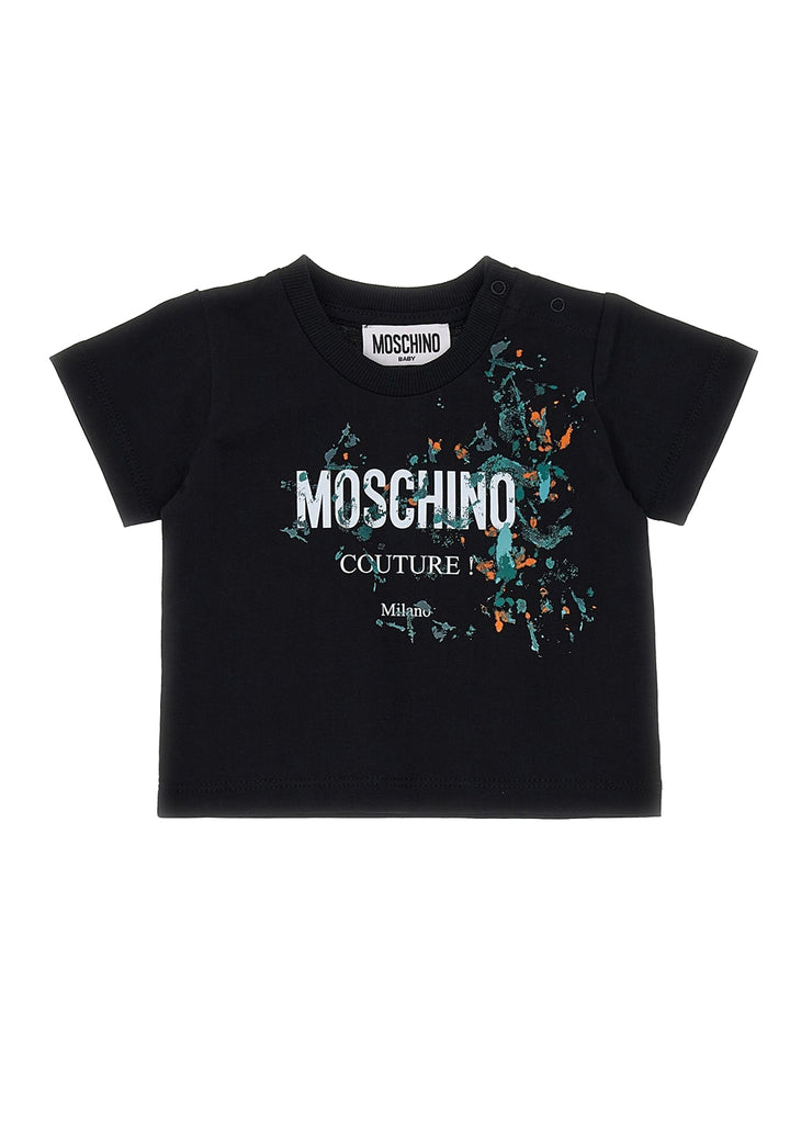 T-shirt nera per bambino