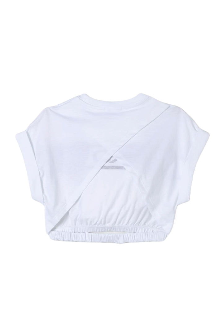 T-shirt bianca per bambina