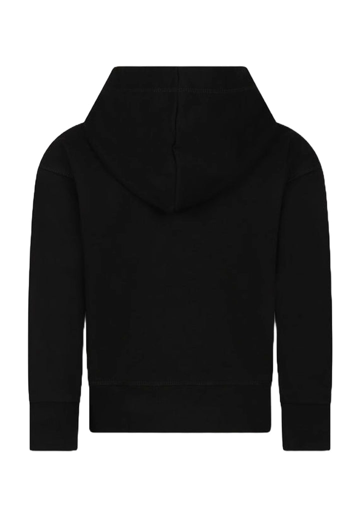 Schwarzes Kapuzensweatshirt für Jungen