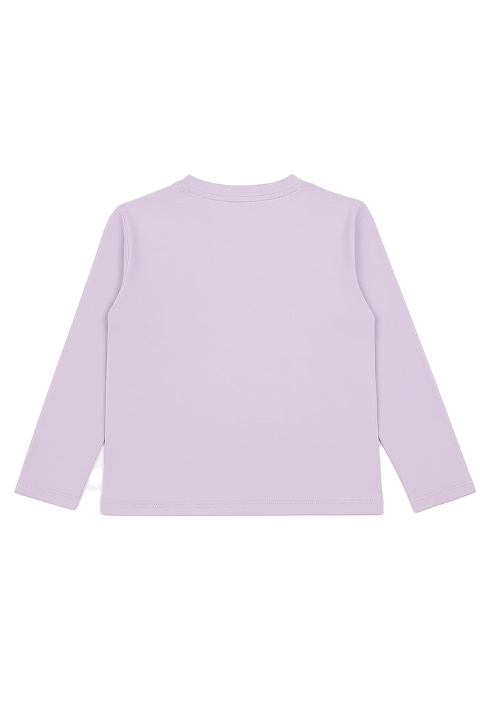 T-shirt lilla per neonata