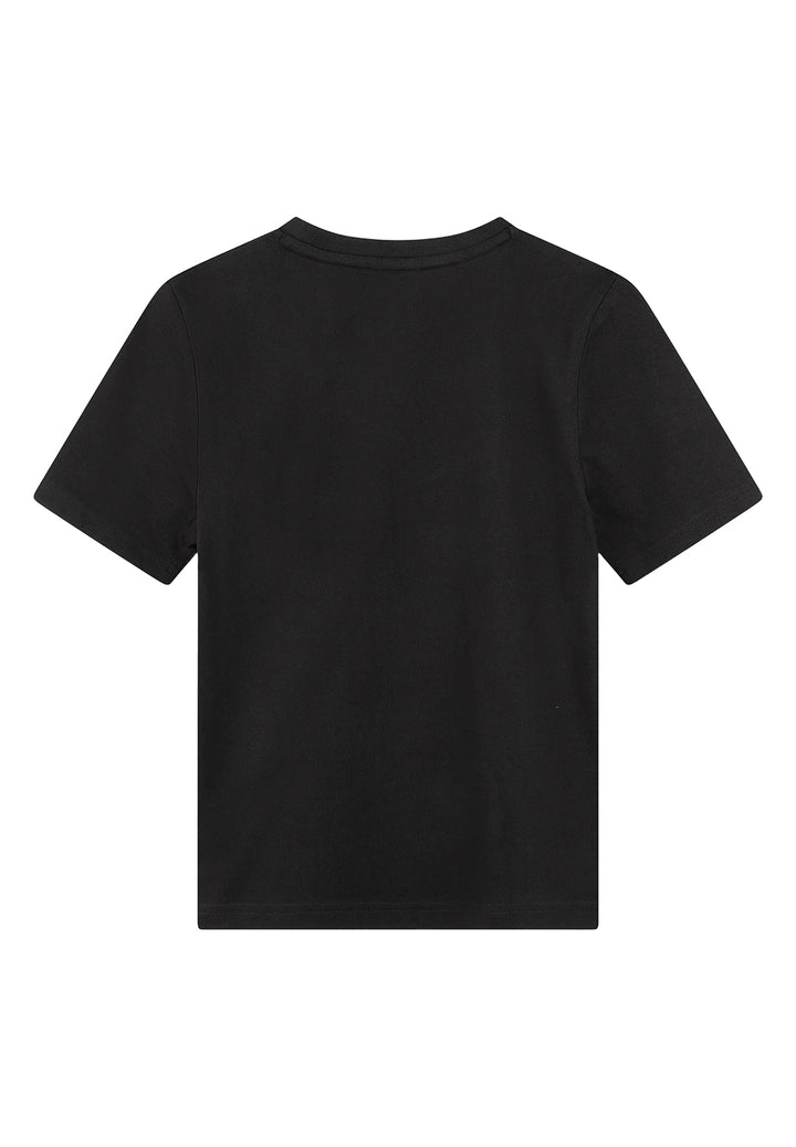 T-shirt nera per bambino
