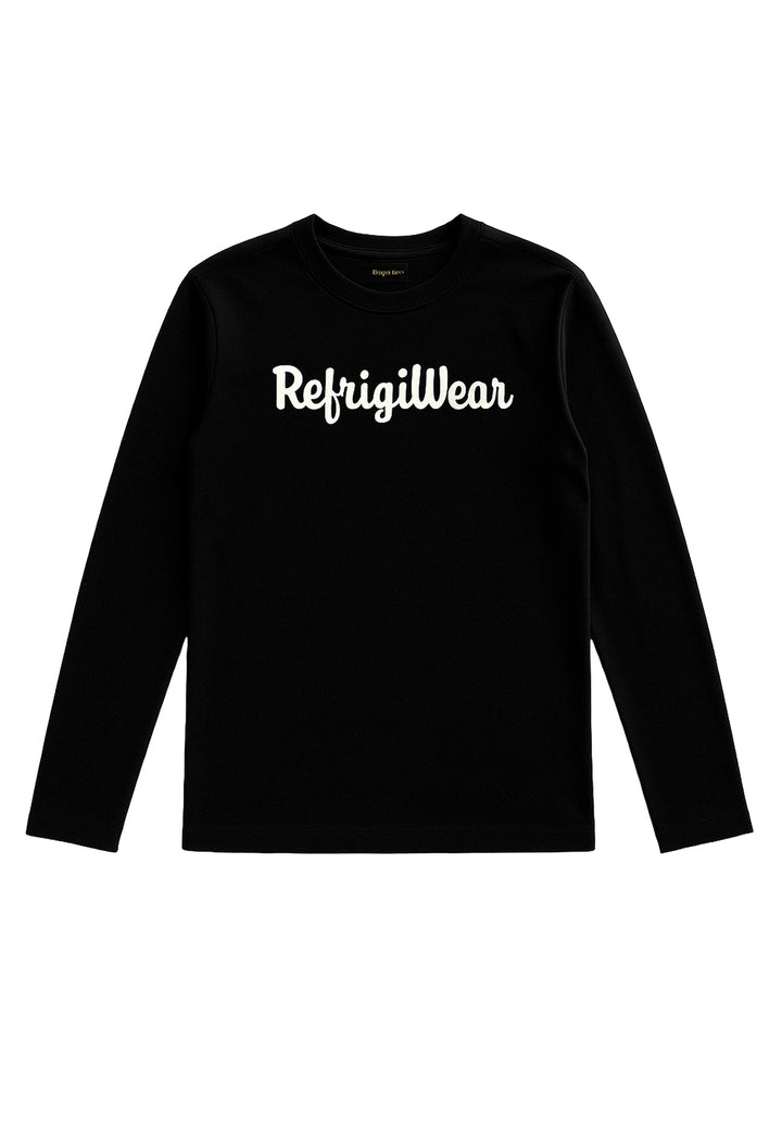 T-shirt nera per bambino