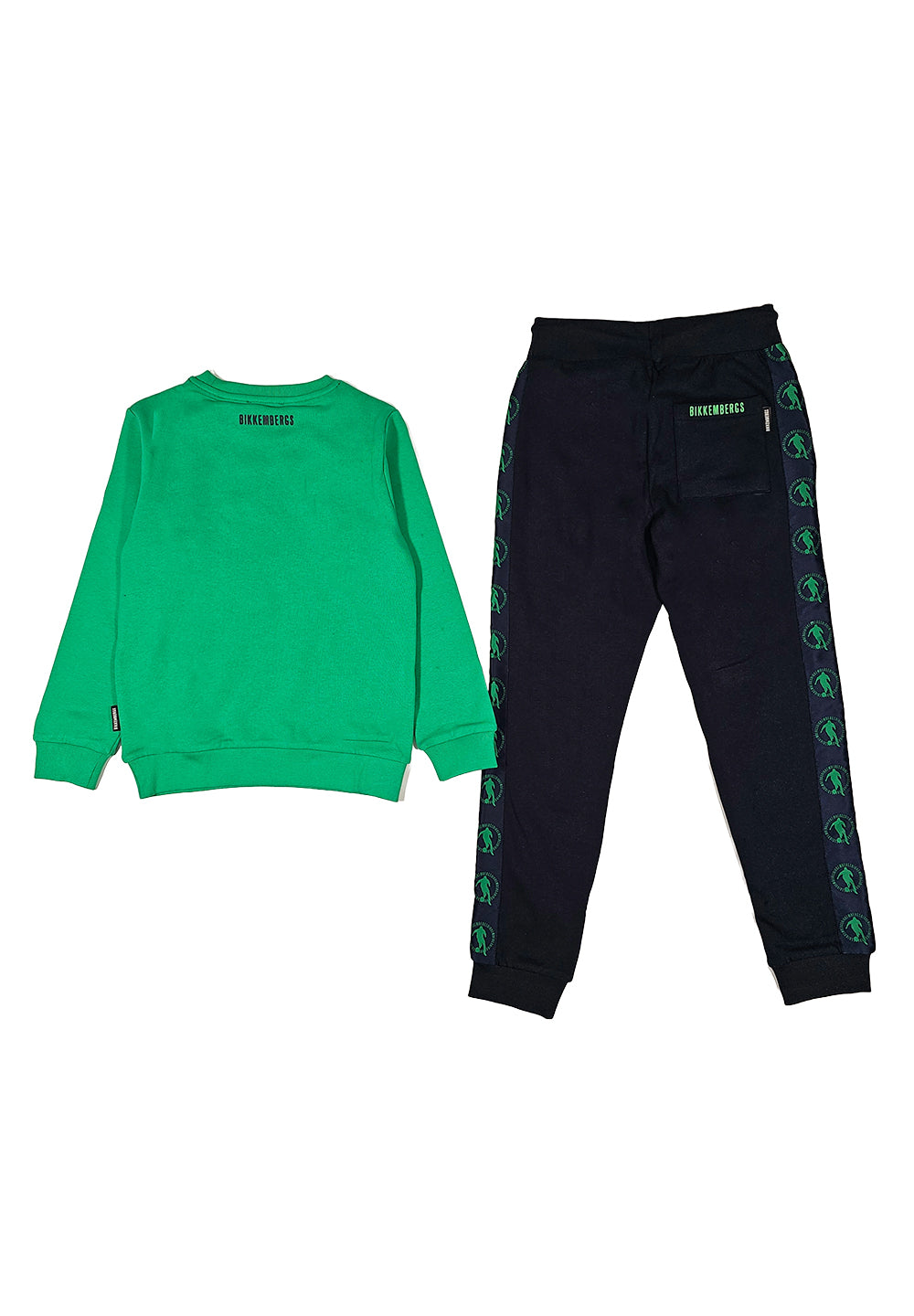 Green-blue sweatshirt set for children