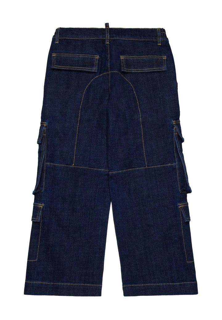 Jeans blu denim per bambino