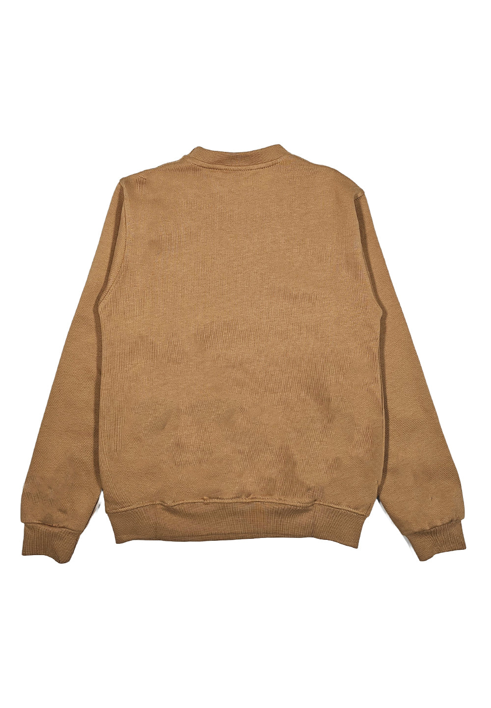 Sweat-shirt ras du cou marron pour enfant