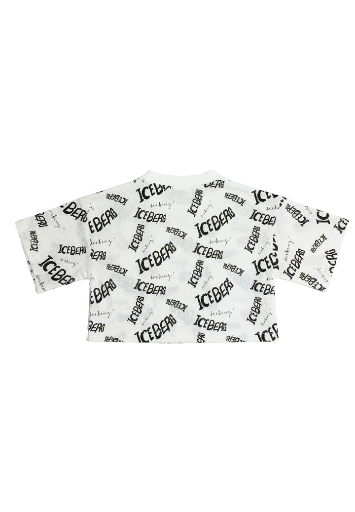 T-shirt bianca per bambina