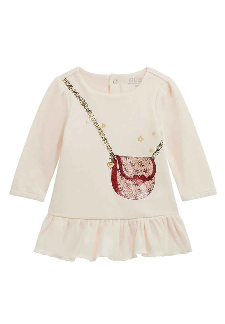 Vestito beige per neonata