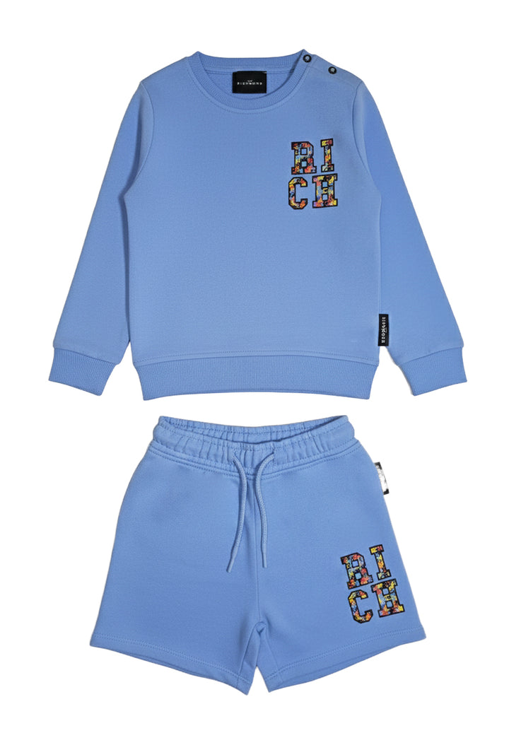 Ensemble sweat-shirt bleu clair pour bébé garçon