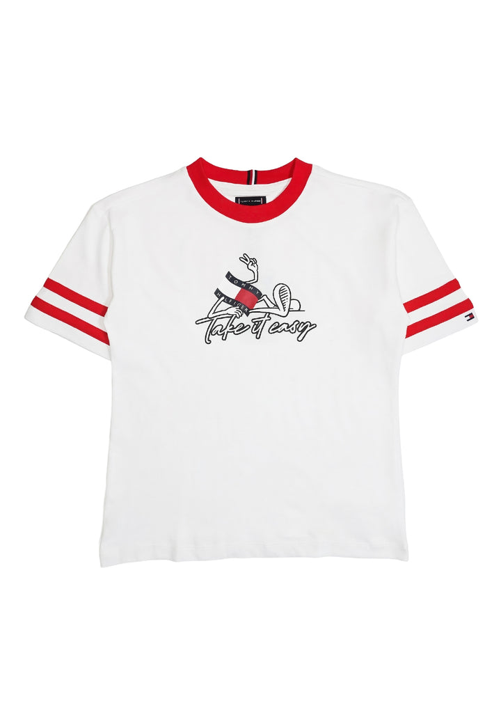 T-shirt bianca per bambino