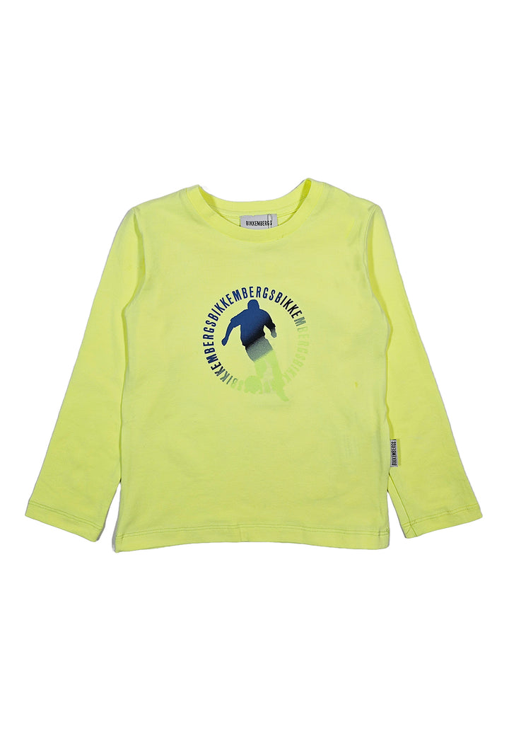 T-shirt giallo fluo per bambino