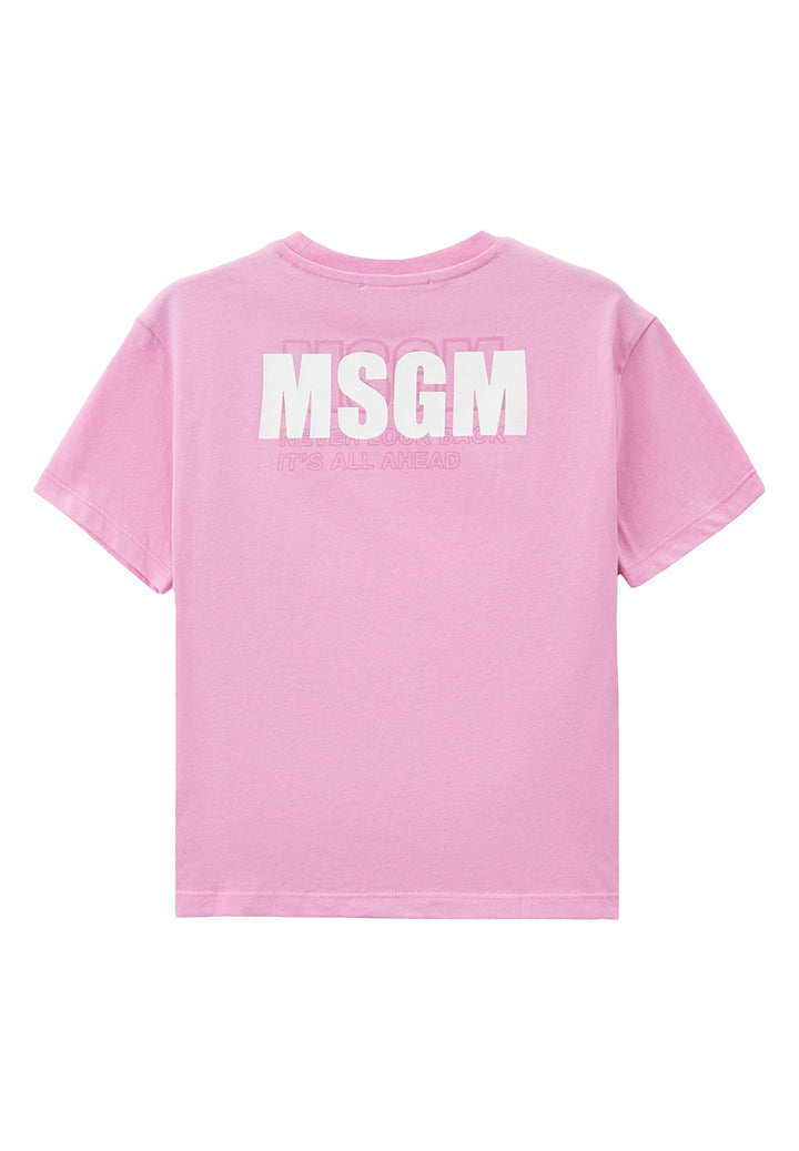 T-shirt rosa per bambina
