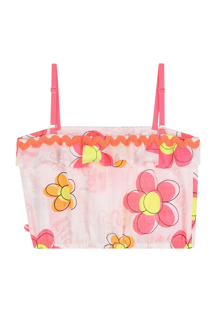 Top bianco per bambina