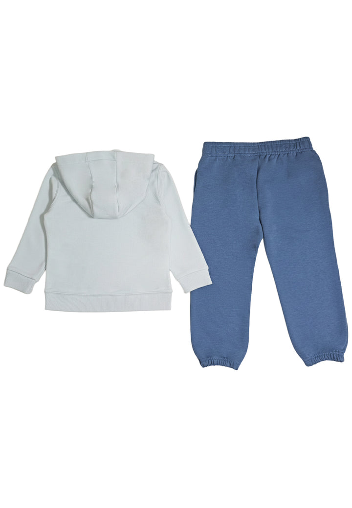 Completo felpa celeste per neonato