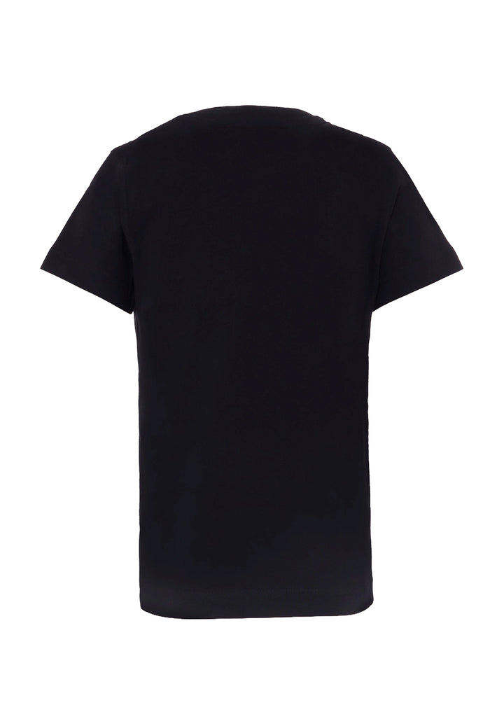 T-shirt nera per bambino
