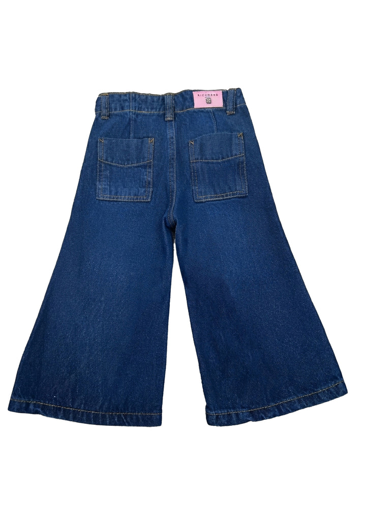 Jeans blu denim per bambina