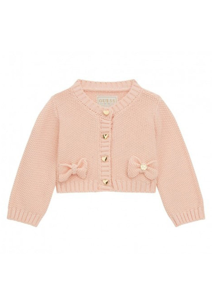 Rosa Strickjacke für Babymädchen