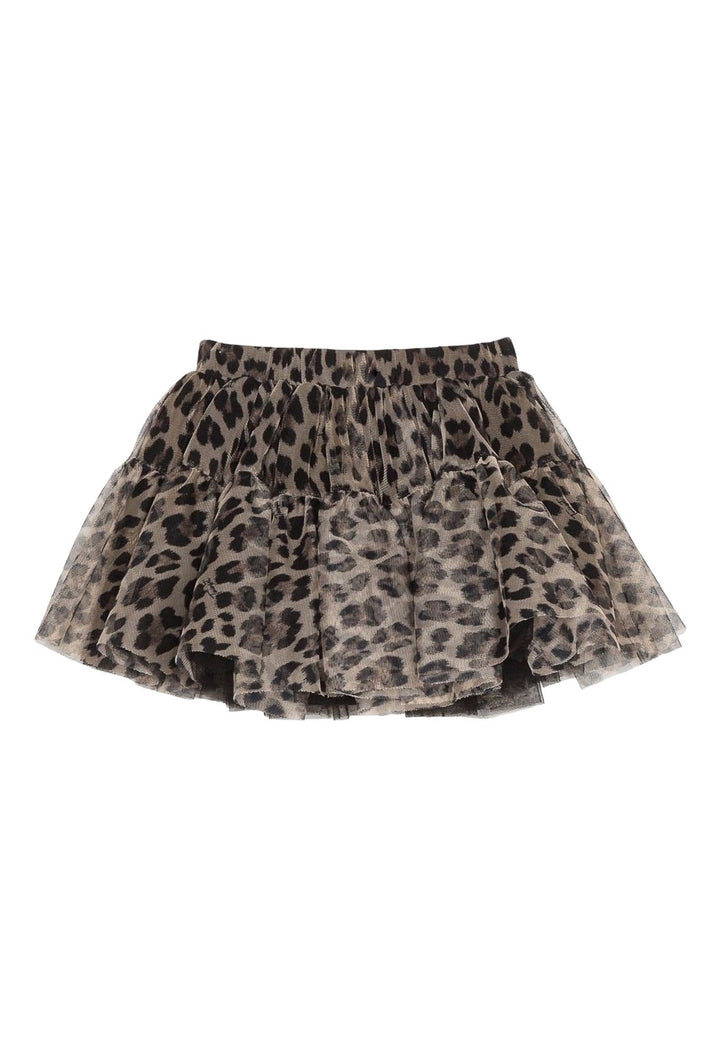 Gonna leopardata per neonata