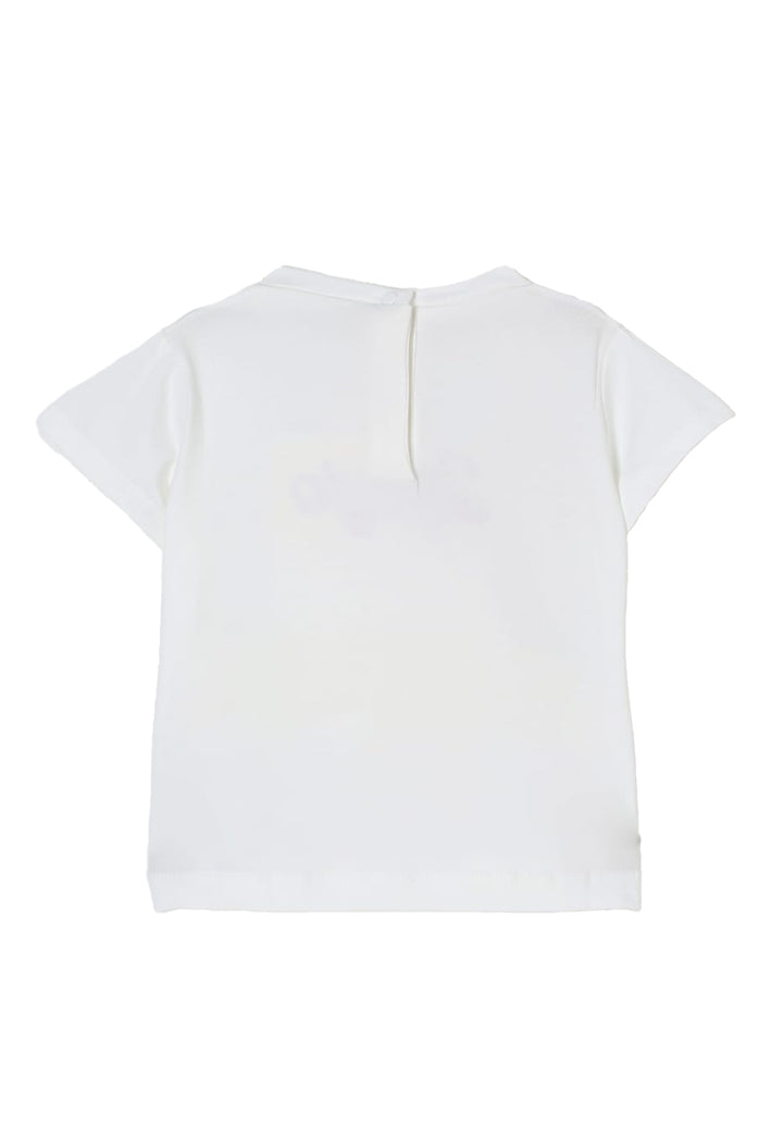 T-shirt bianca per neonata