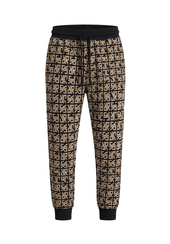 Pantalone felpa beige per neonato