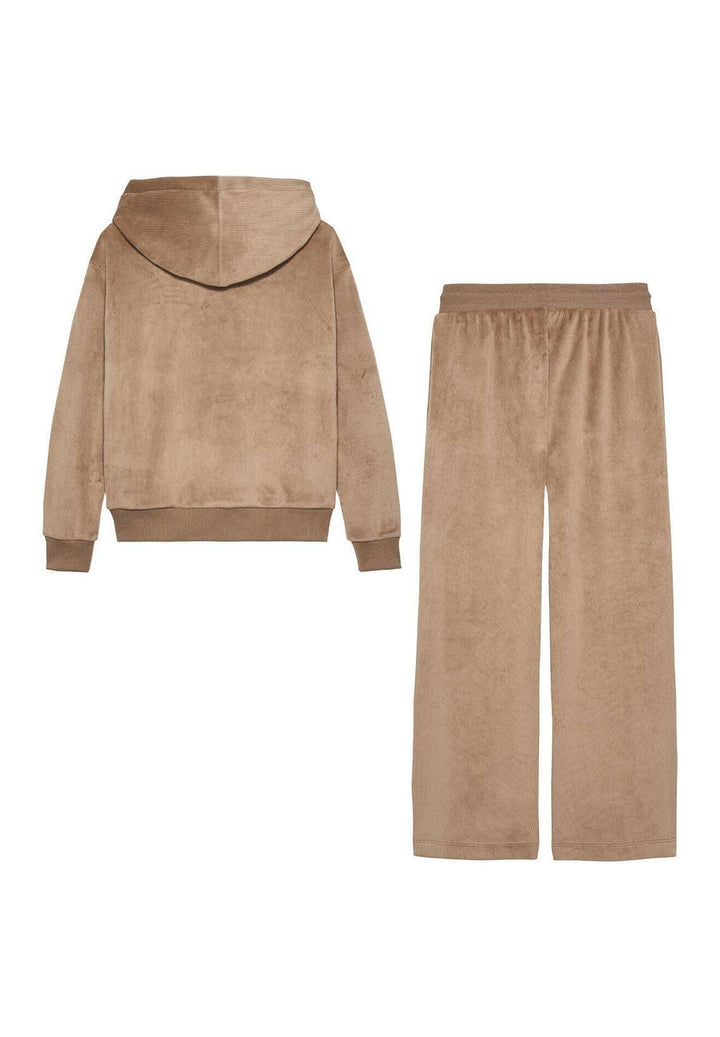 Completo marrone per bambina