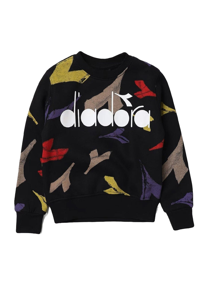 Multicolor crewneck sweatshirt for boys