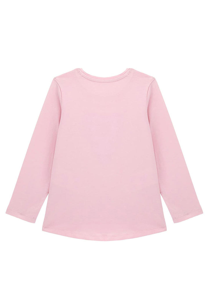T-shirt rosa cipria per bambina