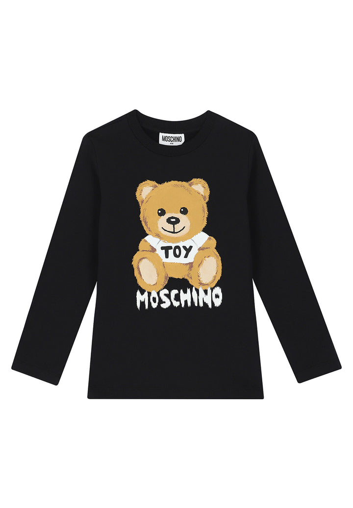 T-shirt nera per bambina