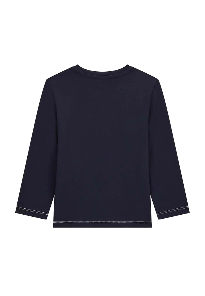 T-shirt blu navy per neonato
