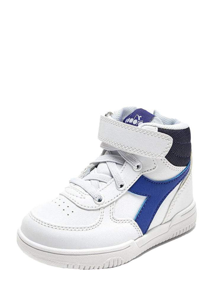 White-blue shoes for newborns