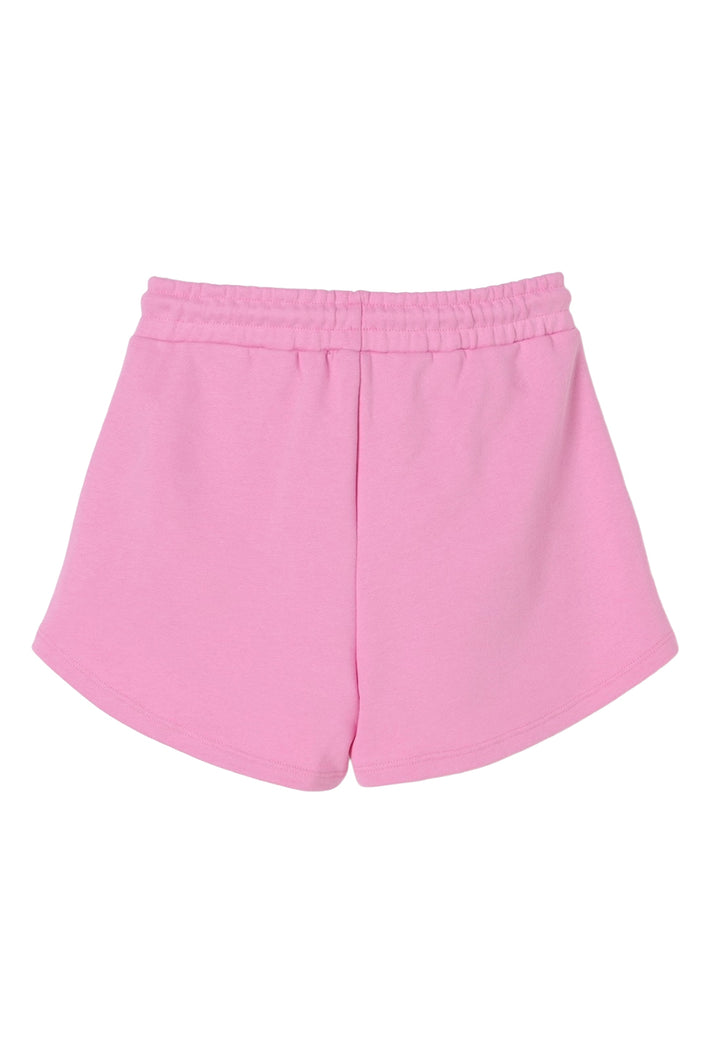 Short felpa rosa per bambina