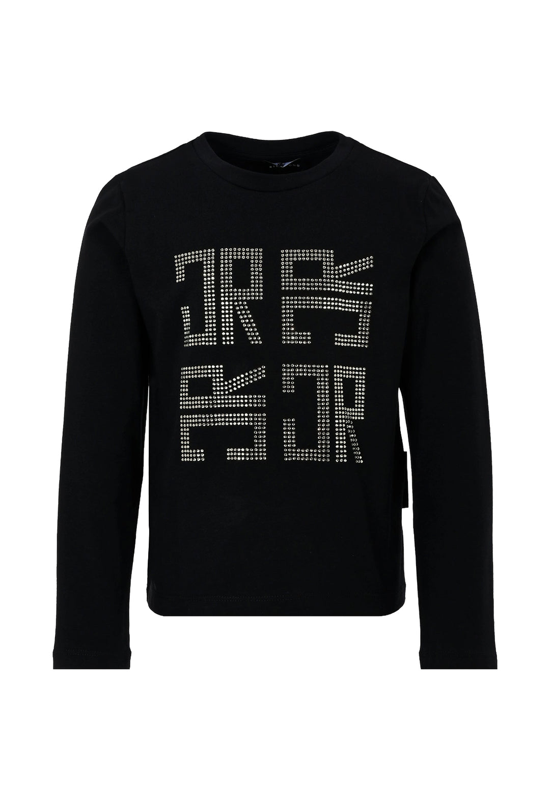 T-shirt nera per bambina