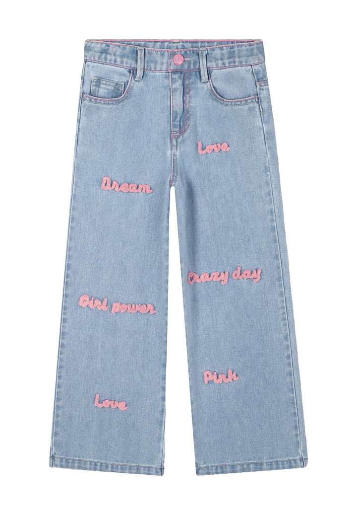 Jeans blu denim per bambina