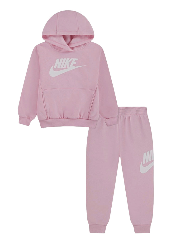 Completo felpa rosa per bambina