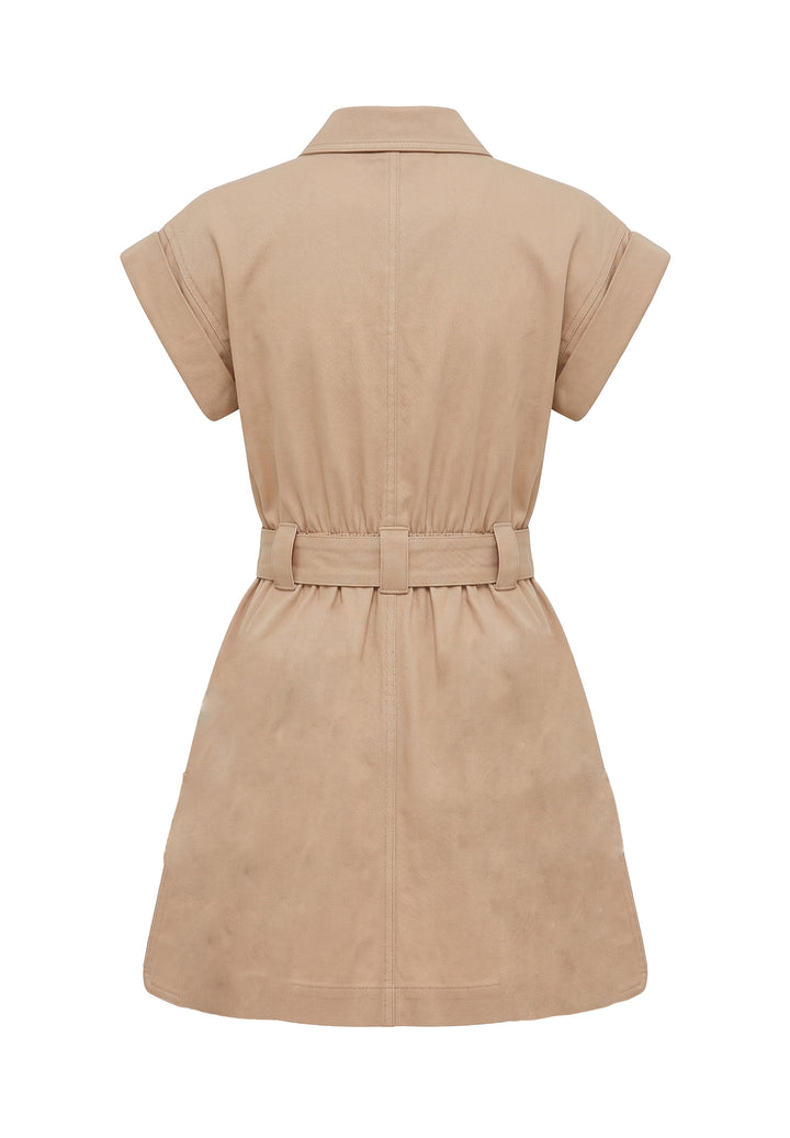 Vestito beige per bambina