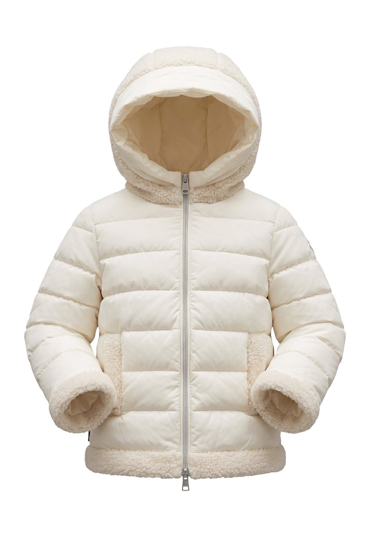 Giubbotto panna per bambina