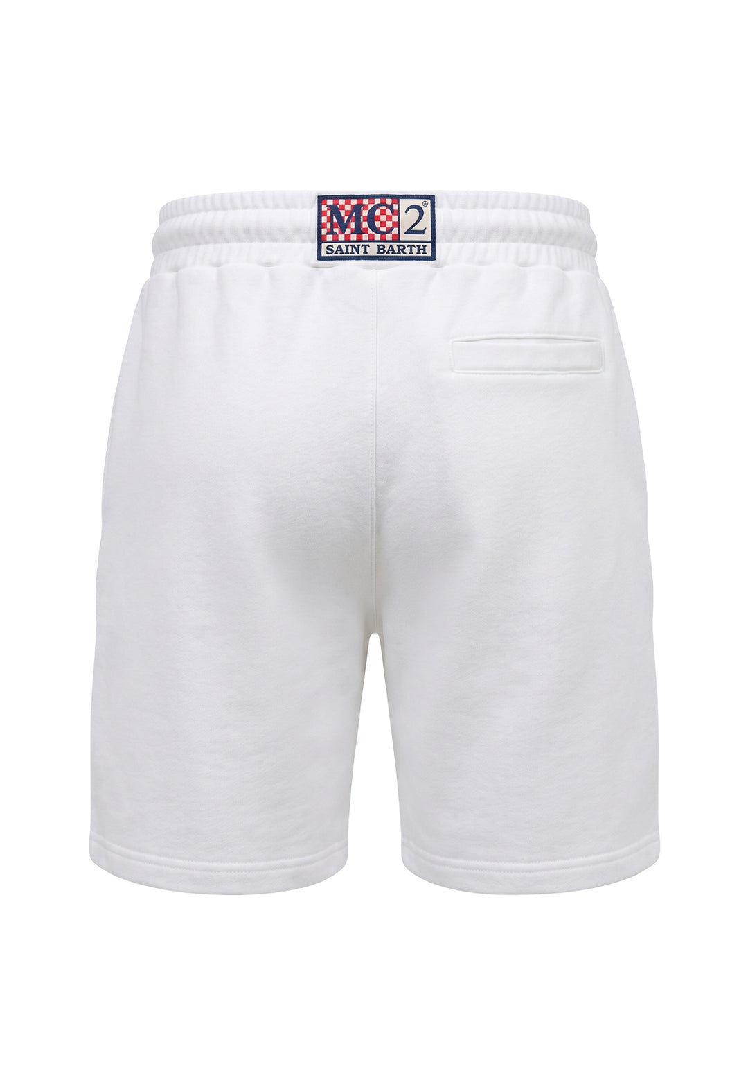 Bermuda felpa bianco per bambino