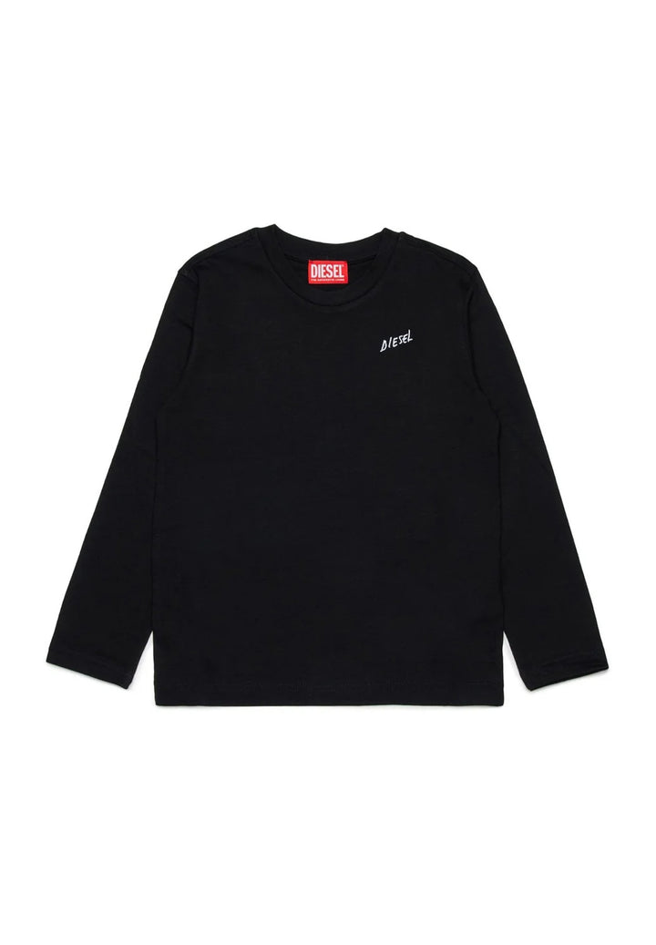 T-shirt nera per bambino