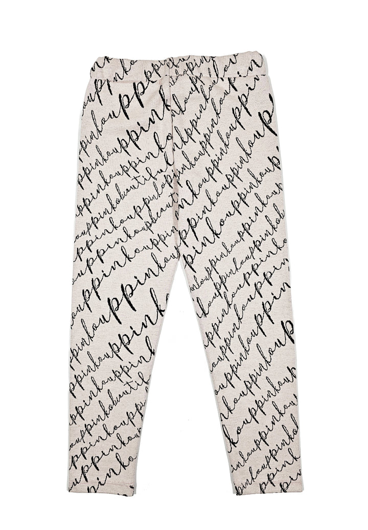 Leggings cipria per bambina