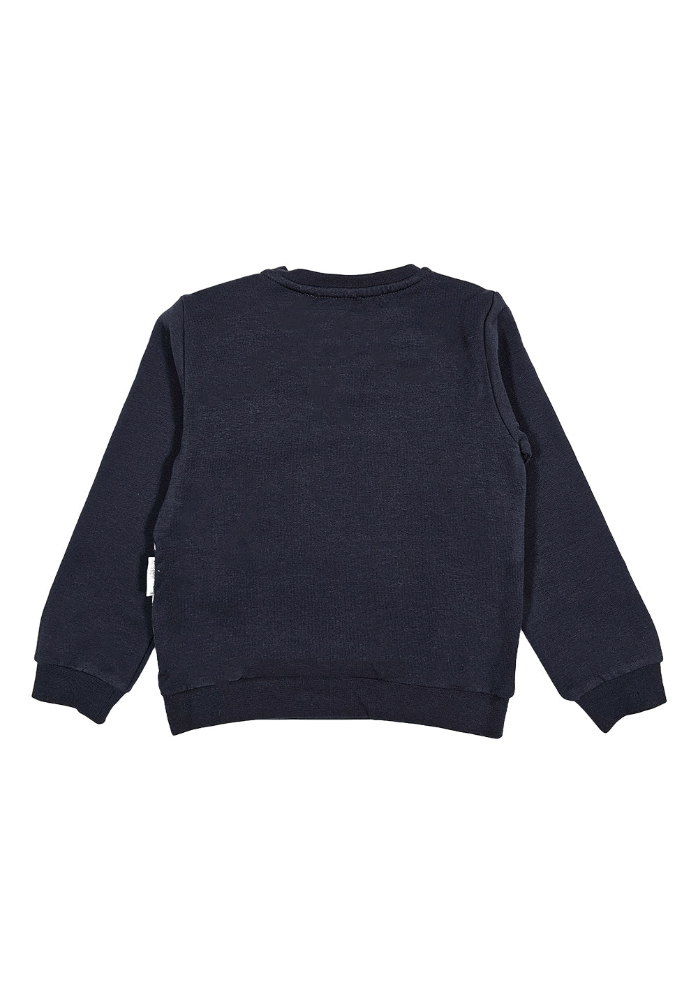 White-blue crewneck sweatshirt for boys