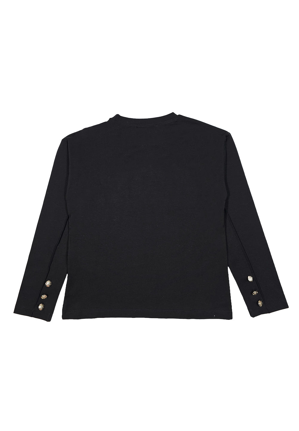 T-shirt nera per bambina