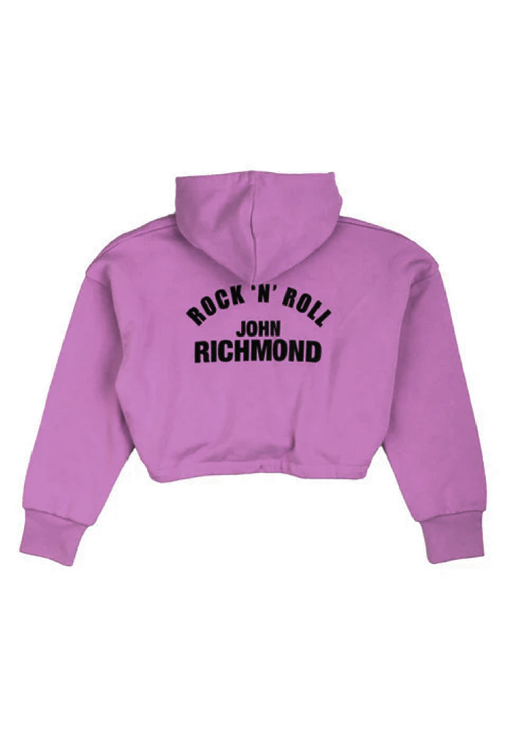 Fuchsia zip hooded sweatshirt for girls