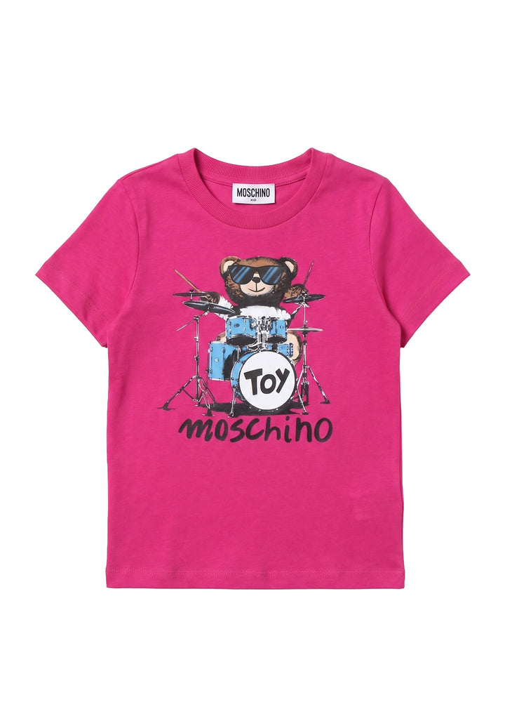 T-shirt fuxia per bambina